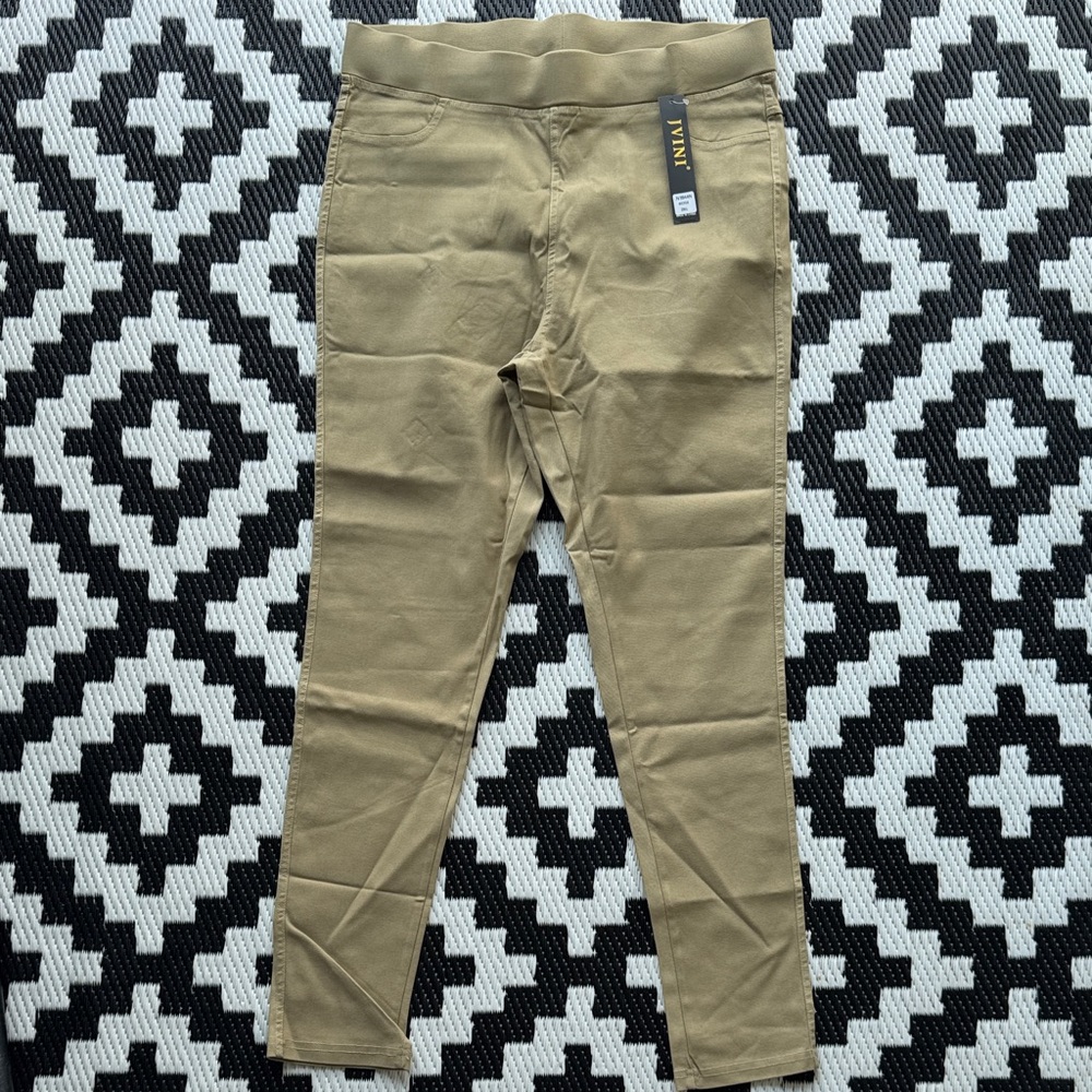 JVINI Khaki Jeggings - 2XL